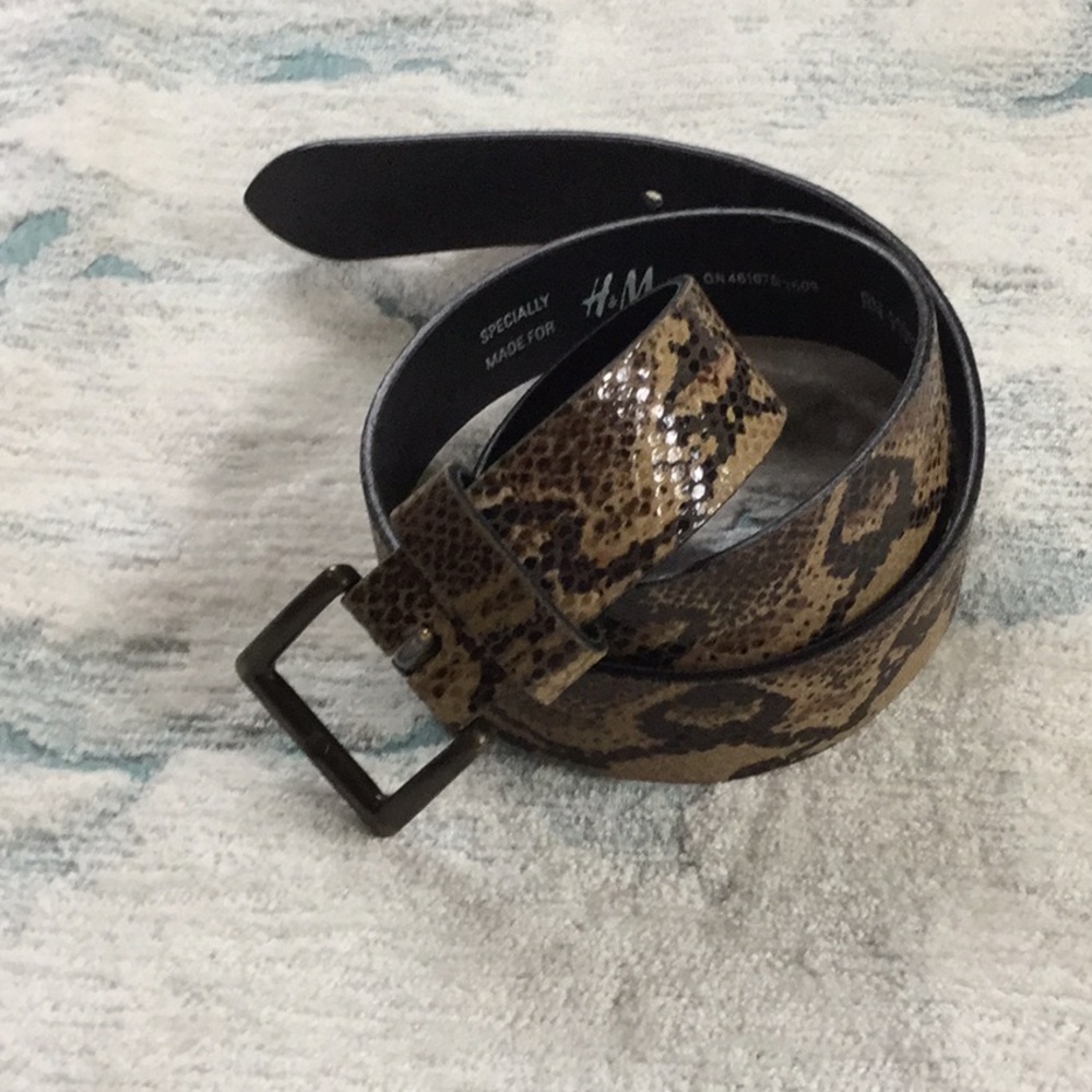 Snakeskin Belt
